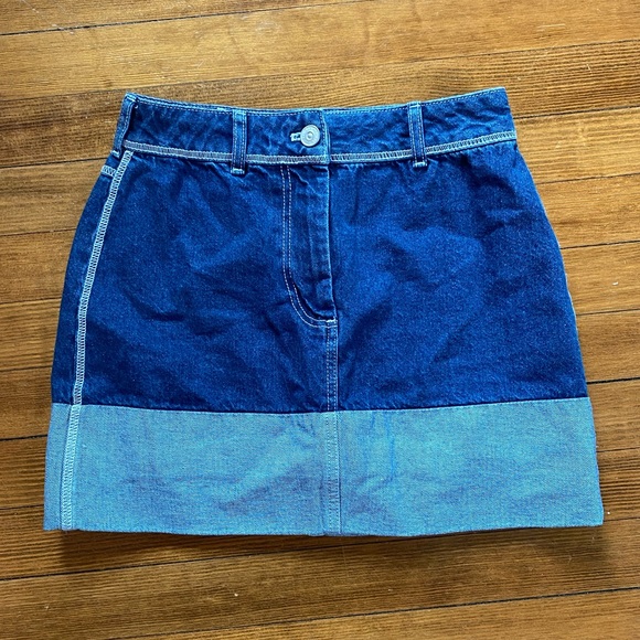 Urban outfitters BDG two toned denim jean skirt - Picture 1 of 4